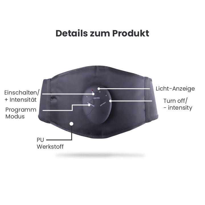 SIXPAD Mikrostrom-Abs RebootCore Toning Belt