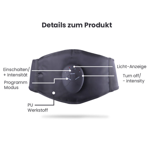SIXPAD Mikrostrom-Abs RebootCore Toning Belt
