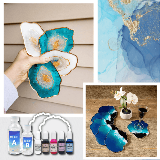DIY Crystal Resin Coaster Kit