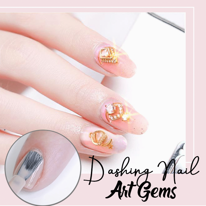Dashing Nail Art Gems