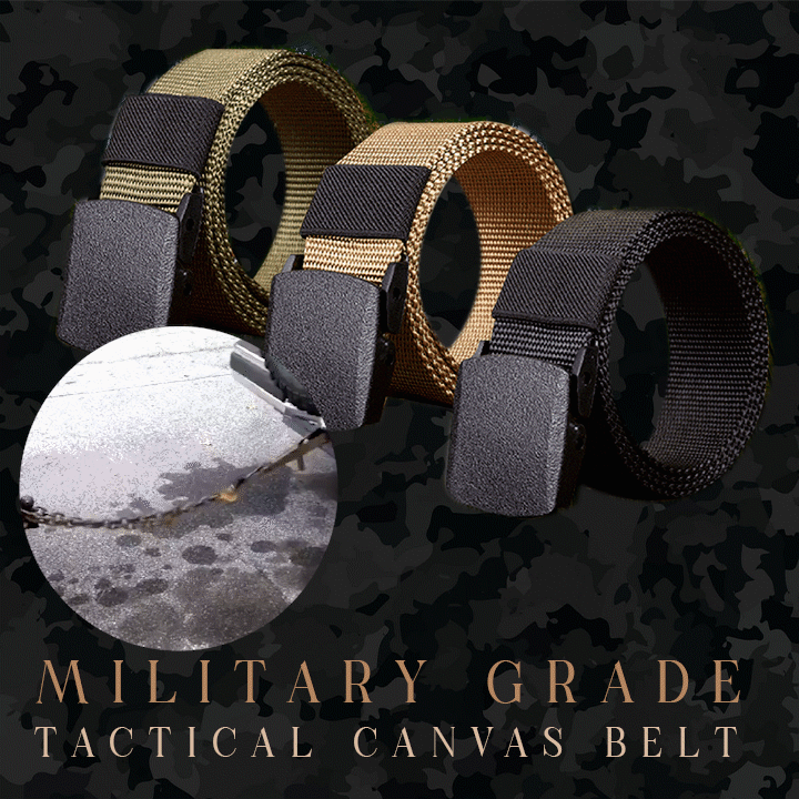 Military Grade Tactical Canvas Belt