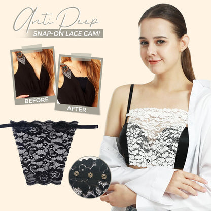 Anti Peep Snap-On Lace Cami