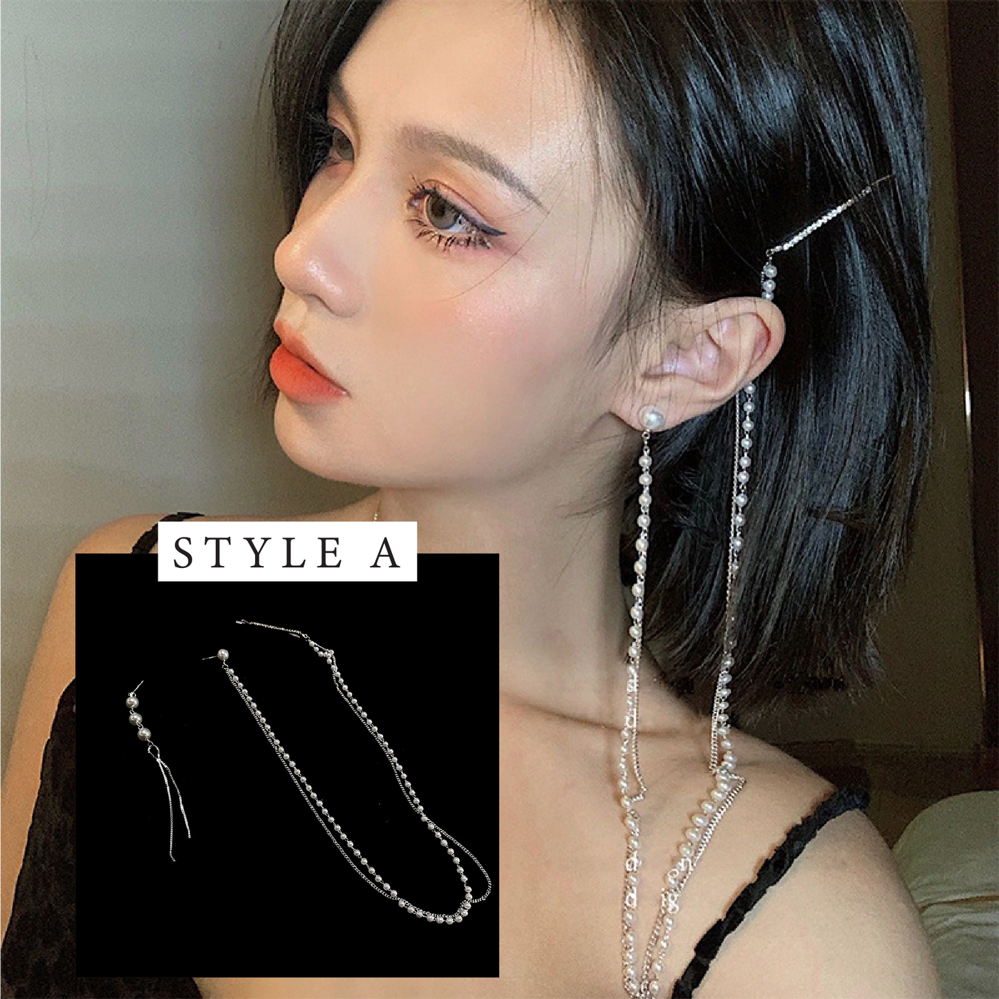 Sling Hairpin Earrings