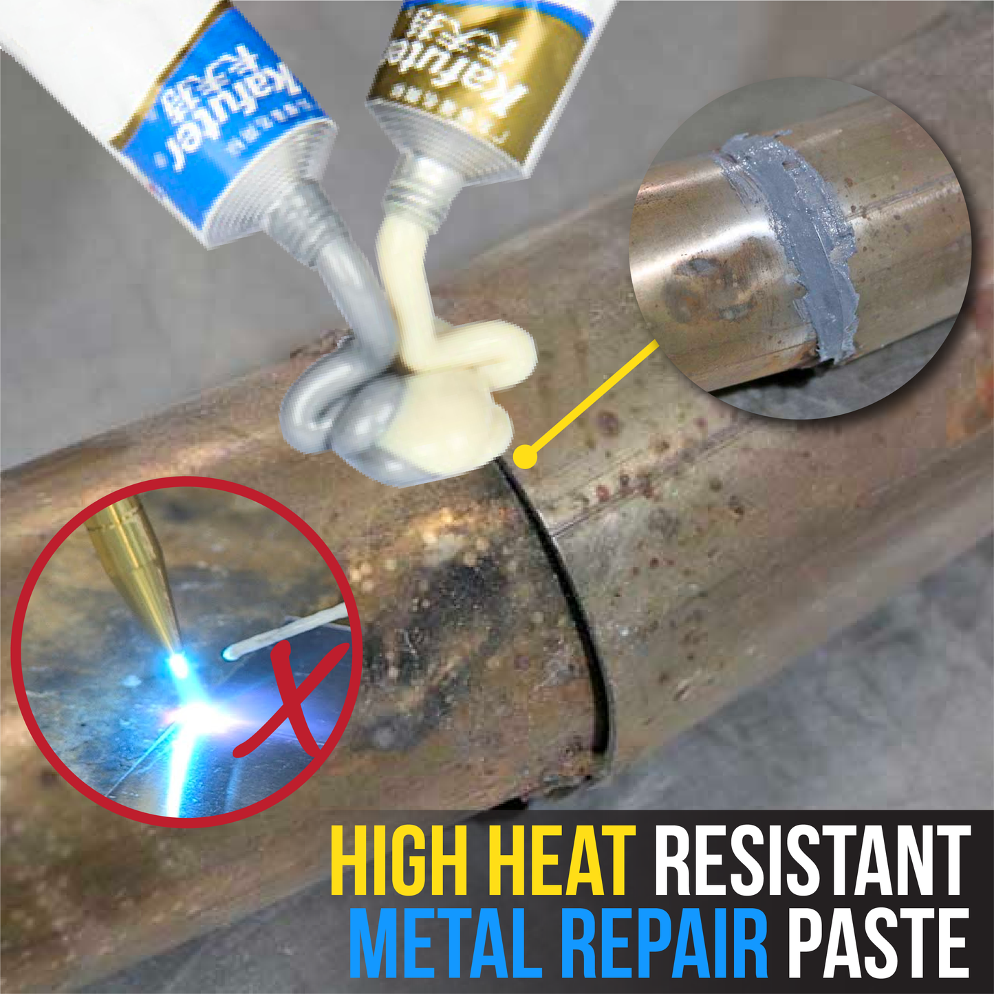 High Heat Resistant Metal Repair Paste