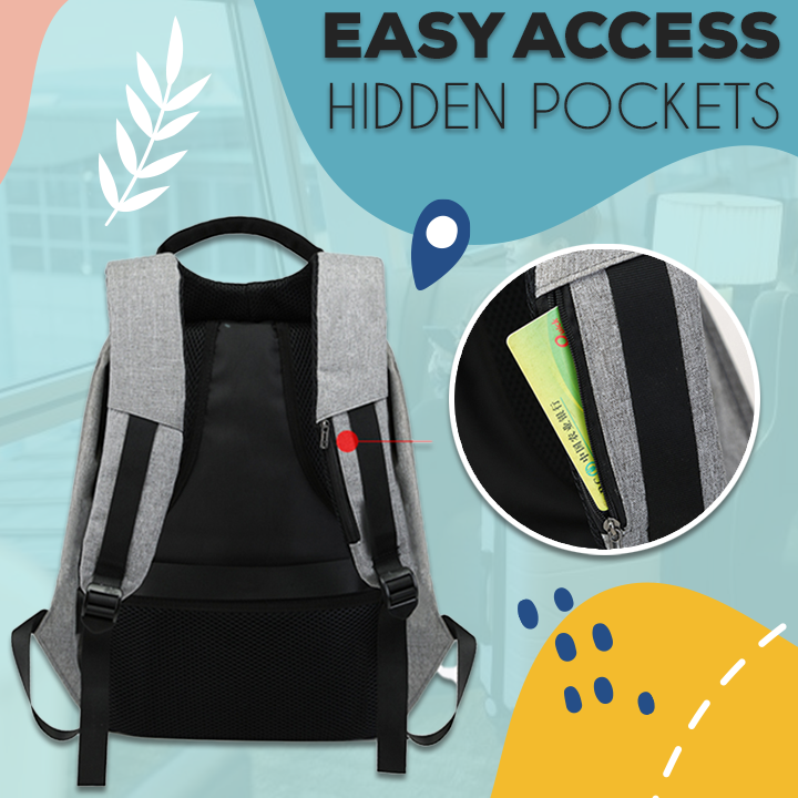 Anti-Theft USB Backpack