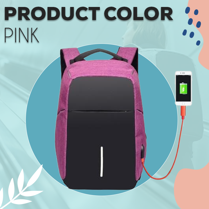 Anti-Theft USB Backpack