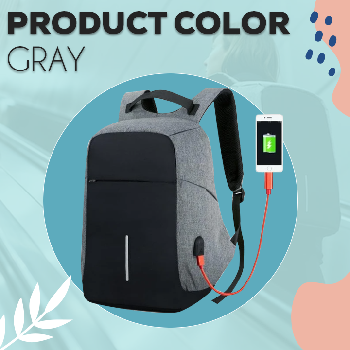 Anti-Theft USB Backpack