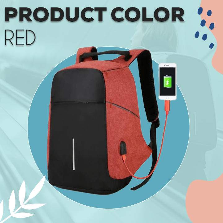 Anti-Theft USB Backpack