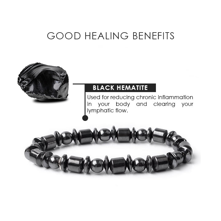 SlimBody™ Magnetic Hematite Bracelet