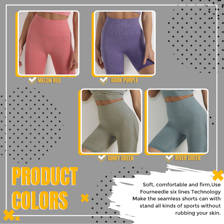 High Waist Tummy Control Yoga Shorts