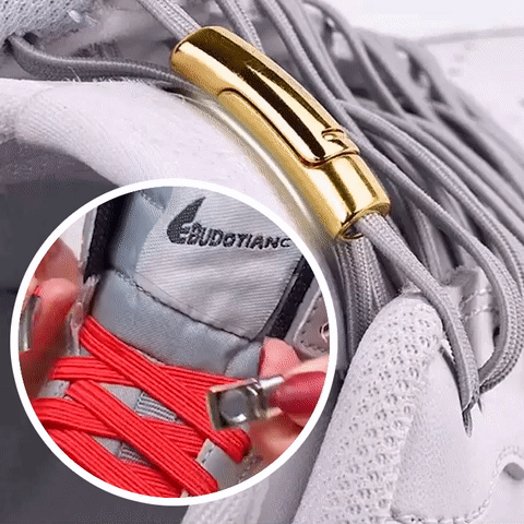 Lazy No-Tie Magnetic Shoelaces