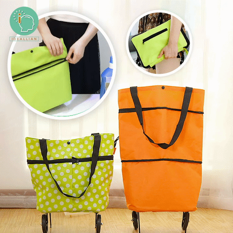 Foldable Wheeled Shopping Bag