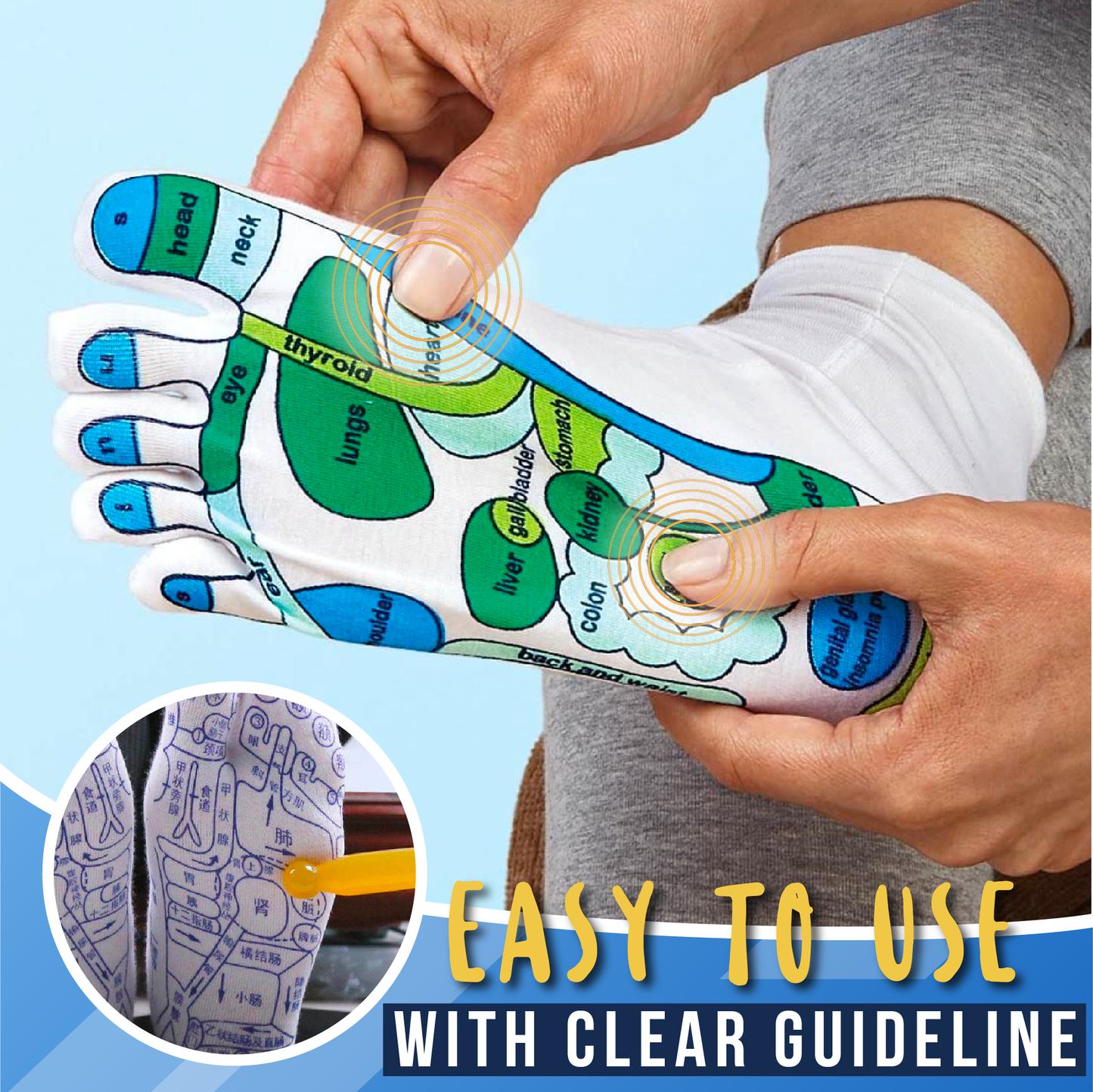 Shiatsu Reflexology Socks