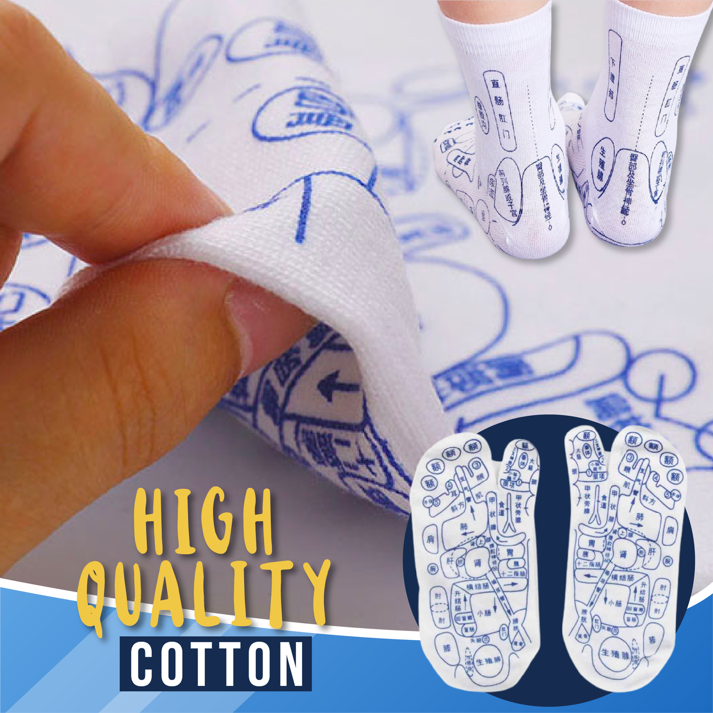 Shiatsu Reflexology Socks