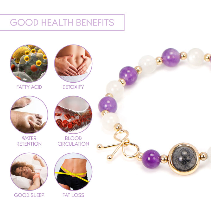 BodySlim™ Moonstone Amethyst Bracelet