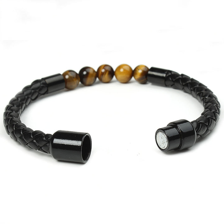CaloWave™ Electrostatic Agate LeatherBeads Band