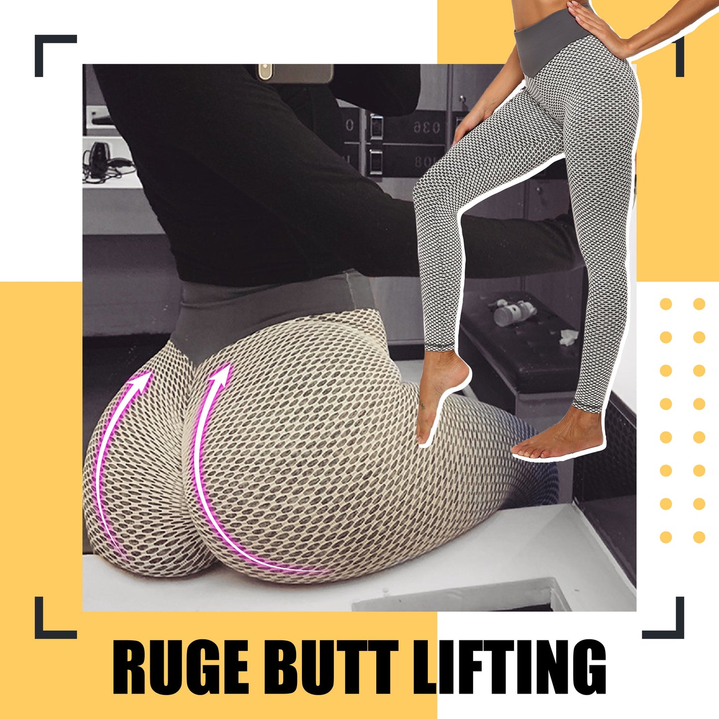 Anti-Cellulite Textured Yoga Pant
