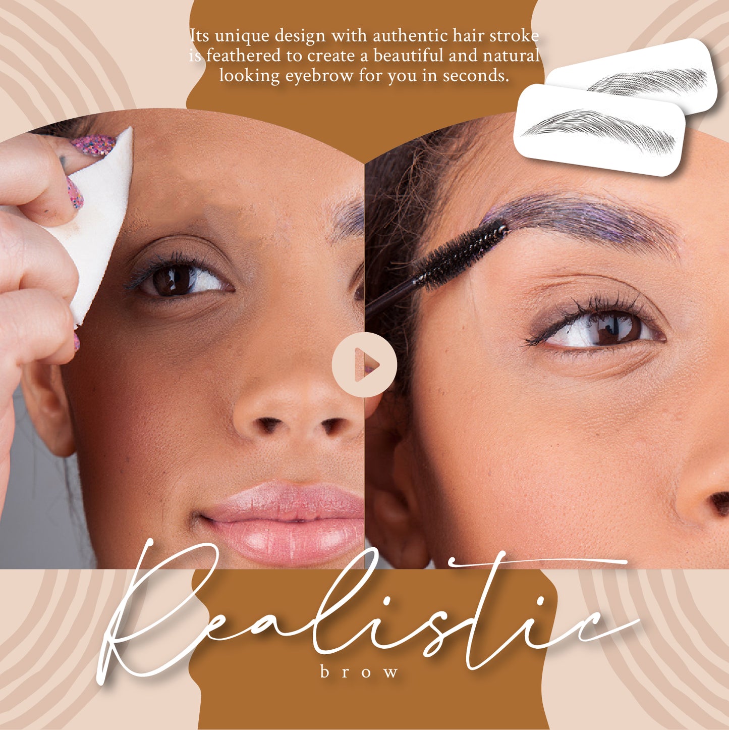 3D Stick-On Eyebrows