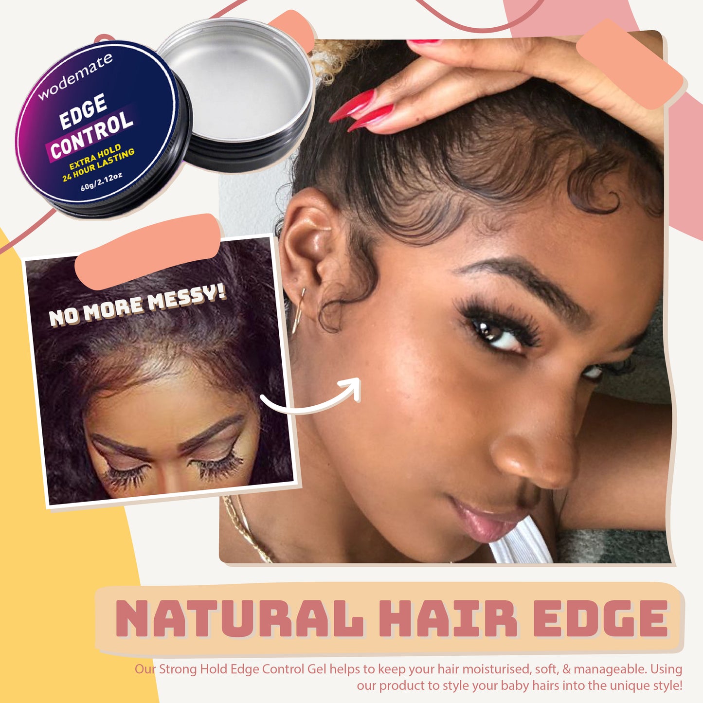 Strong Hold Edge Control Gel