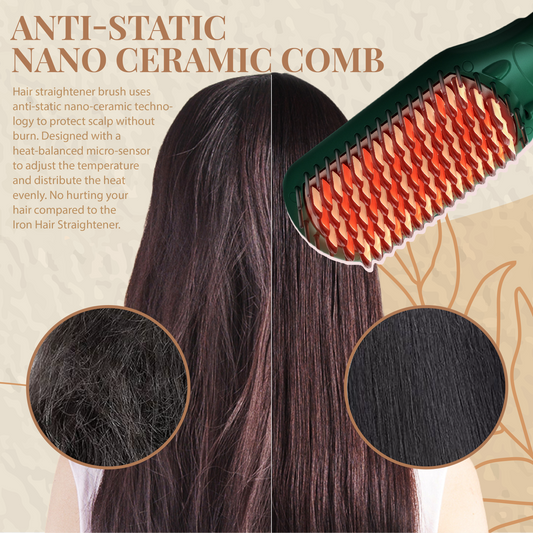 Instant Hair Straightening Brush
