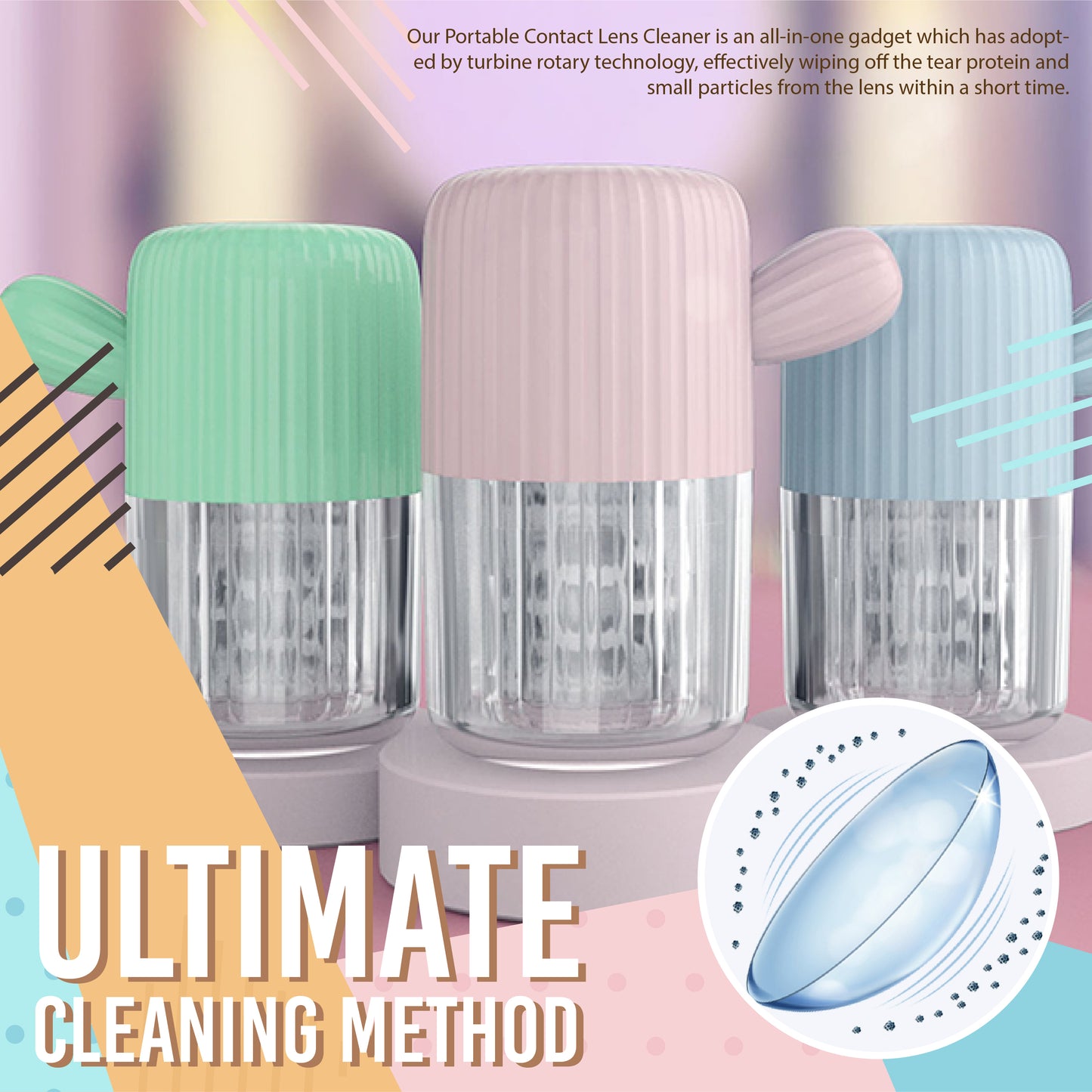 Portable Contact Lens Cleaner