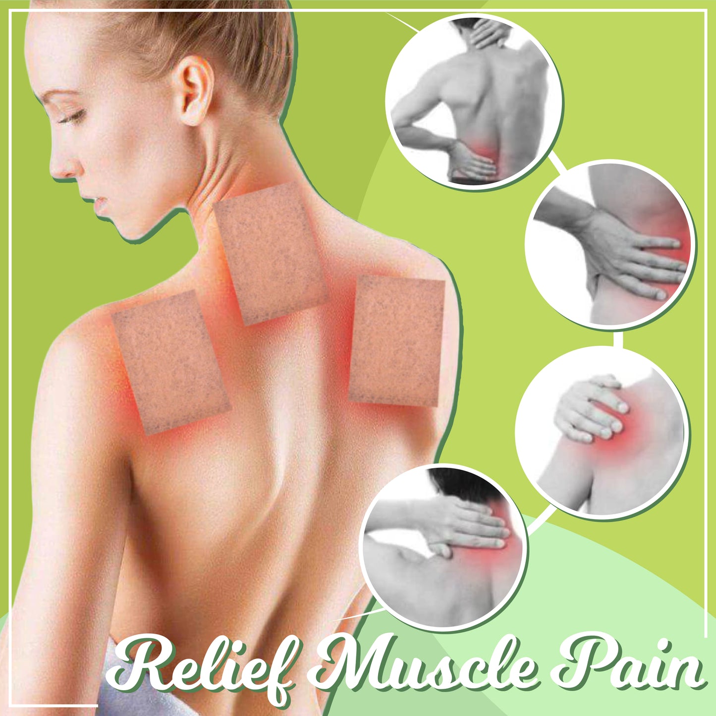 Herbal Ginger Body Relief Patch (Set of 10)