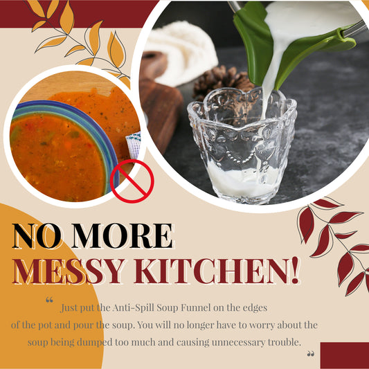 Anti-Spill Soup Funnel