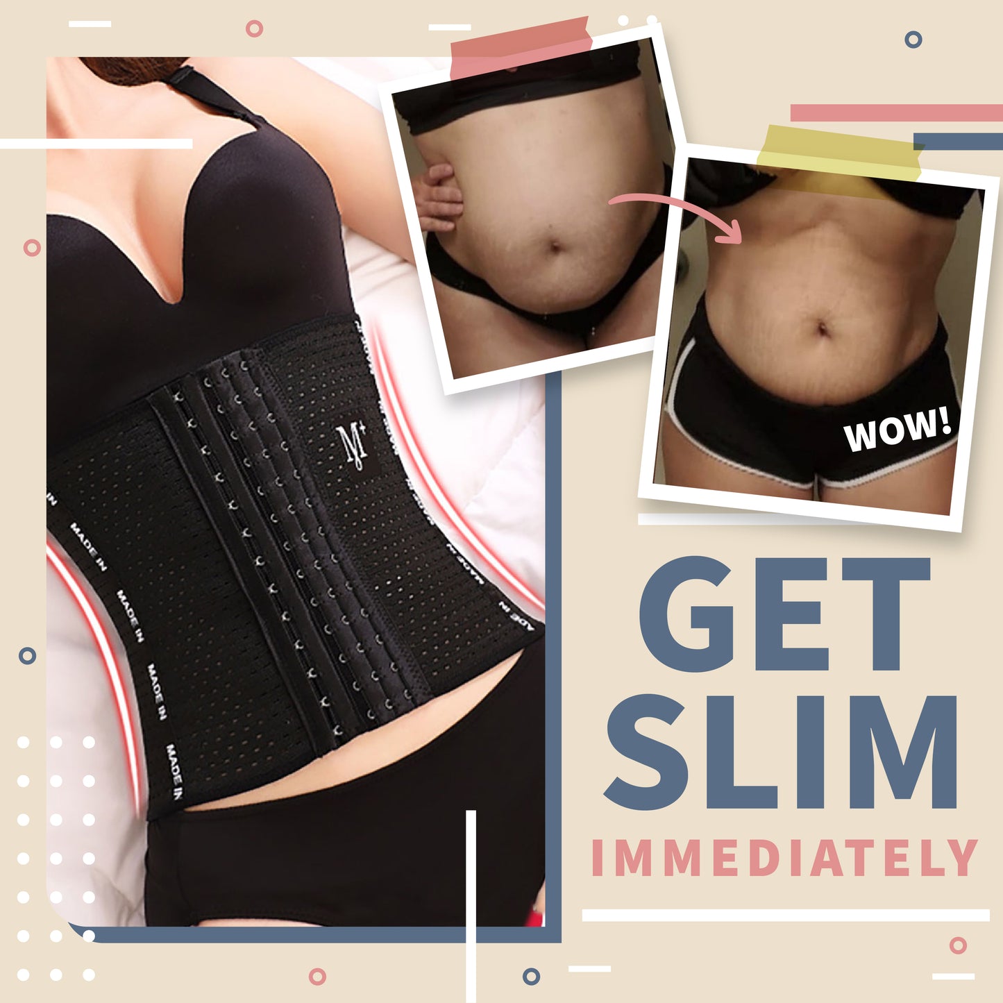 M+ Instant Waist Trainer