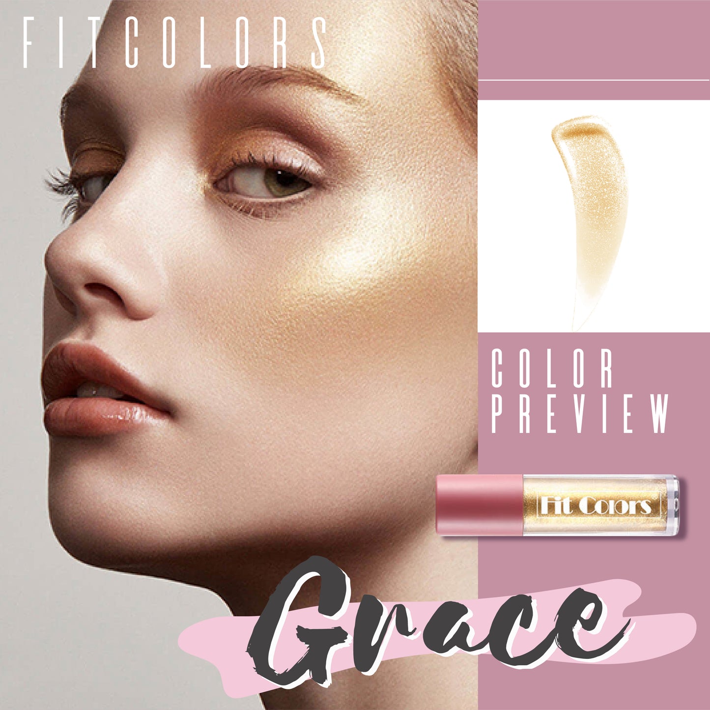 FITCOLORS Shiny Lip Gloss