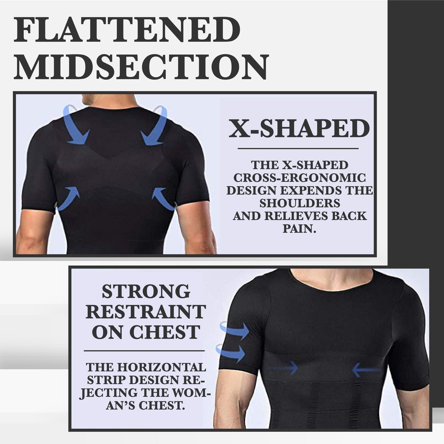 Men Body Sculpting Compression Shirt