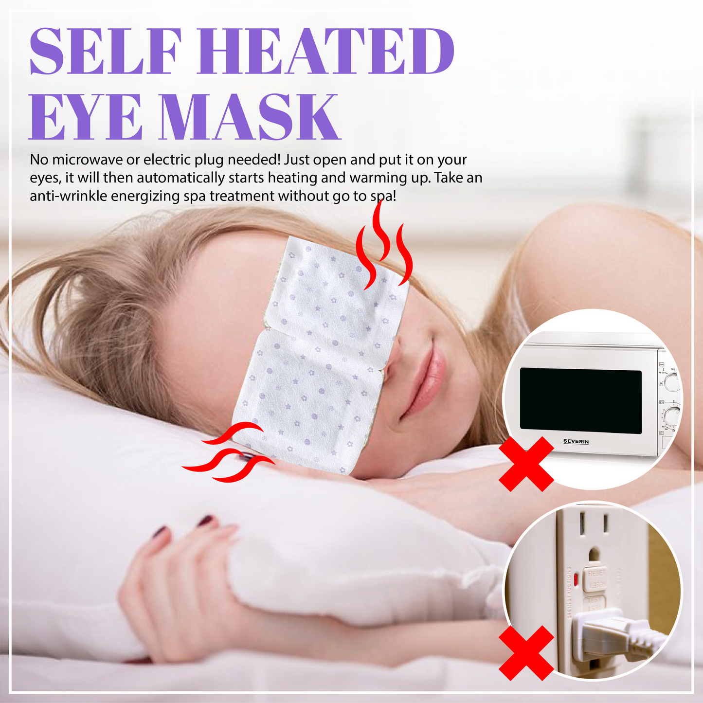 Auto Heat Relieving Eye Mask