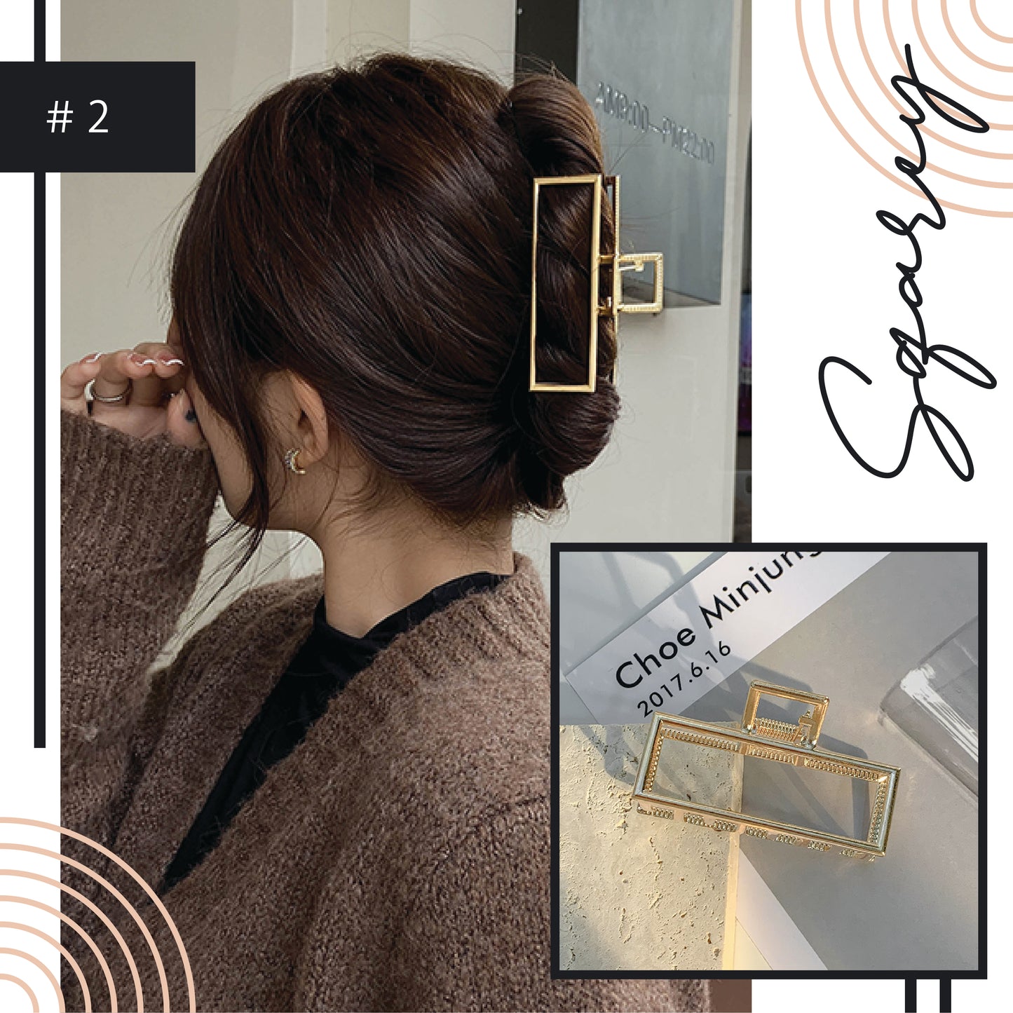 Chic Style Metal Hair Clip