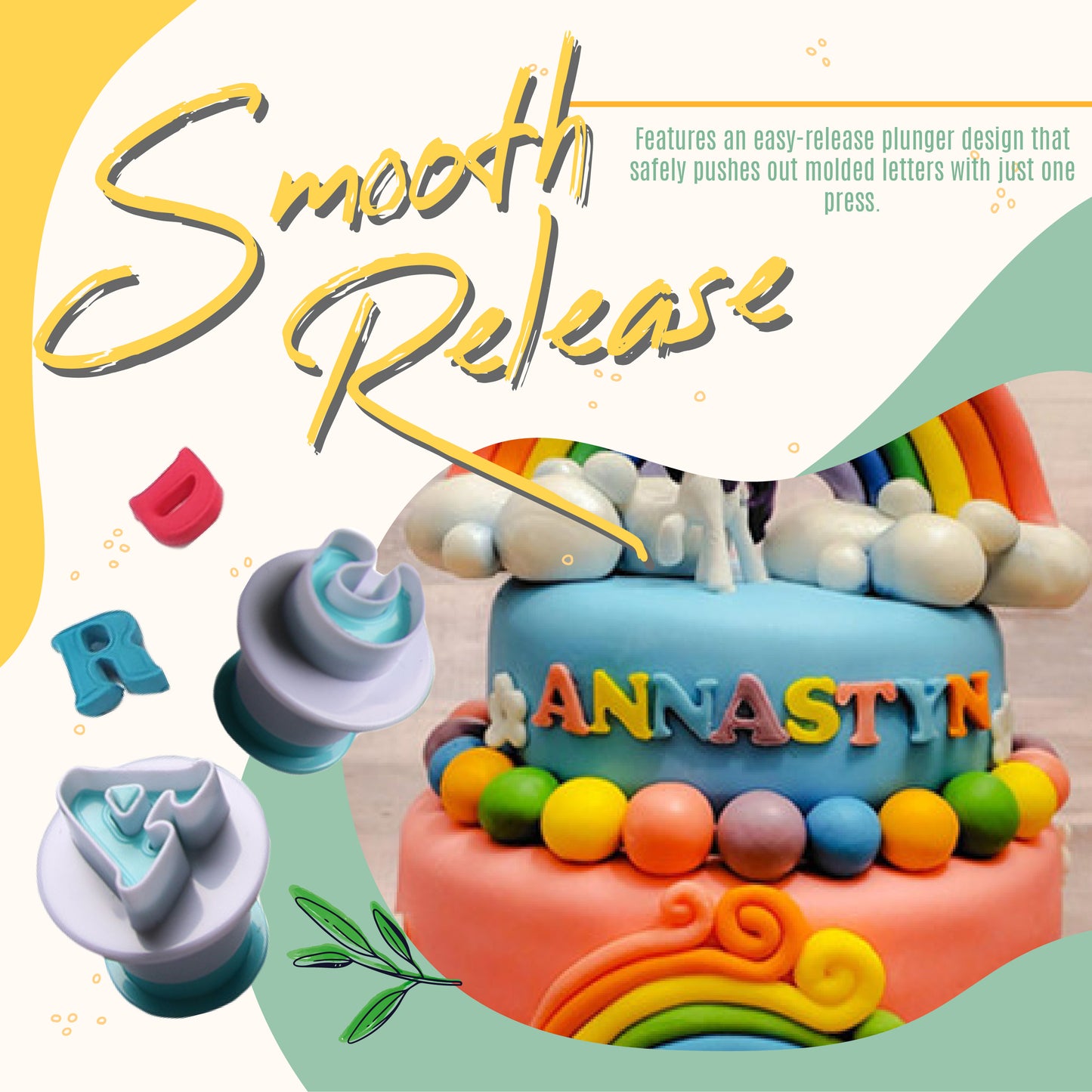 Bakery™ Alphabet Plunger Kit