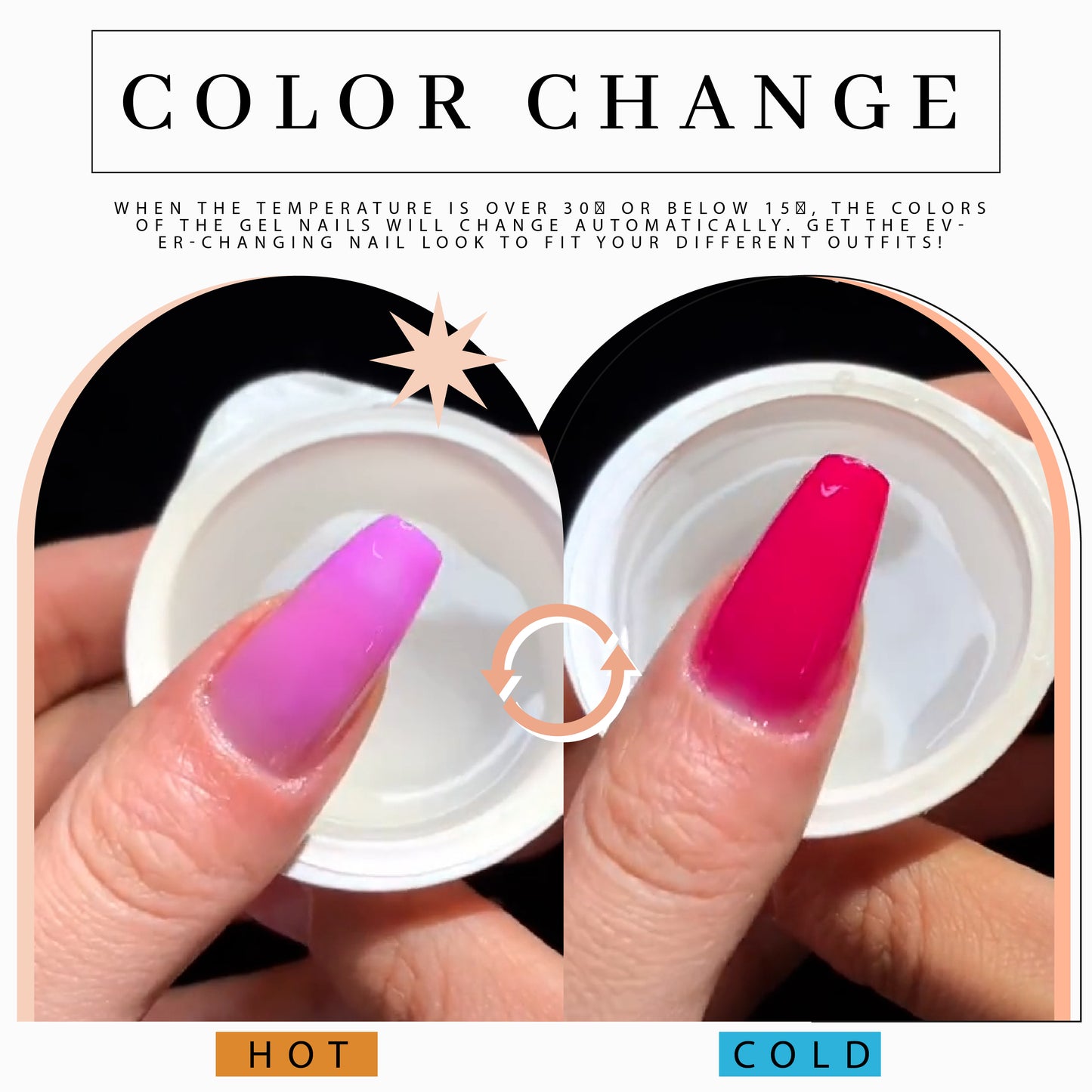 Color-Changing Nail Extension Kit