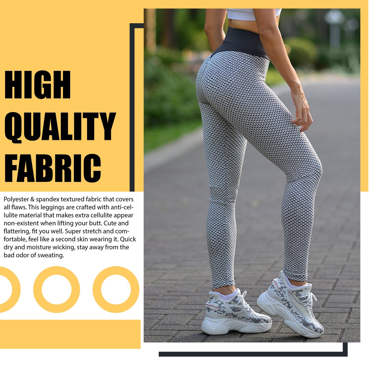 Anti-Cellulite Textured Yoga Pant