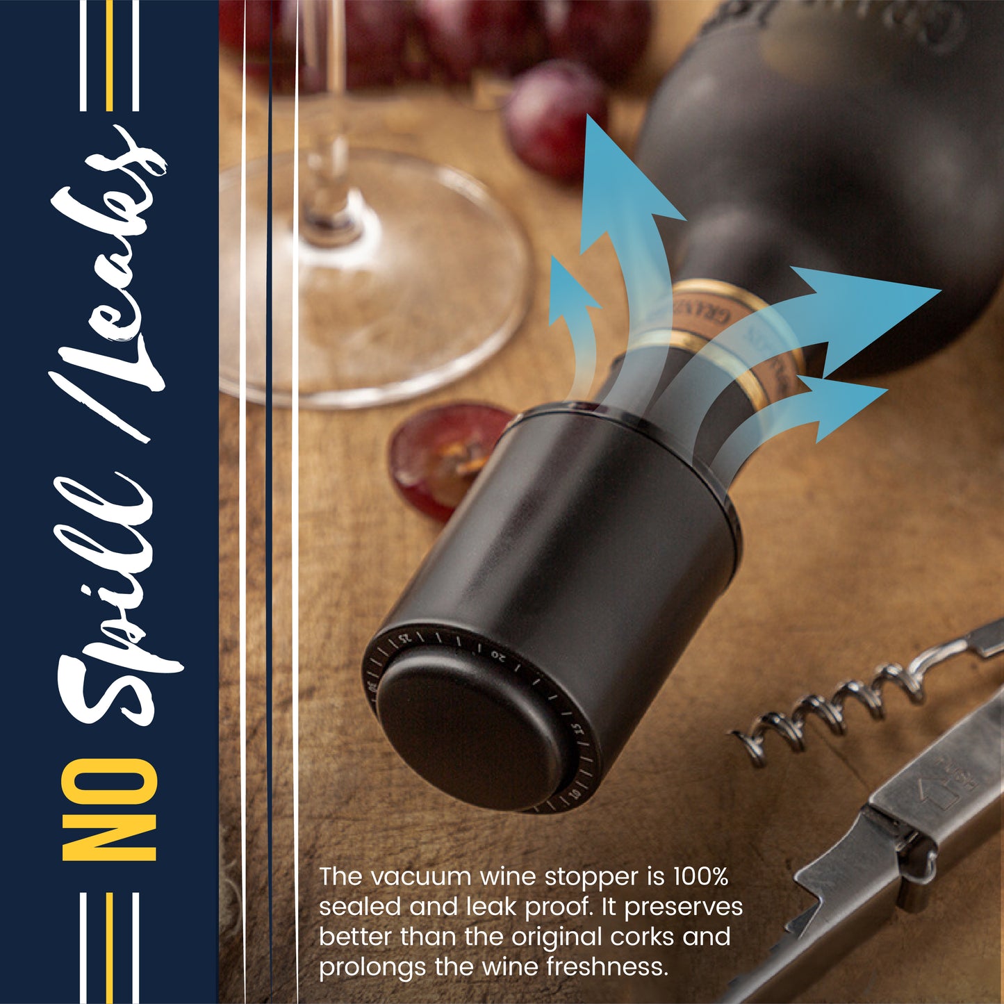 Wine Bottle Stopper Vacuum