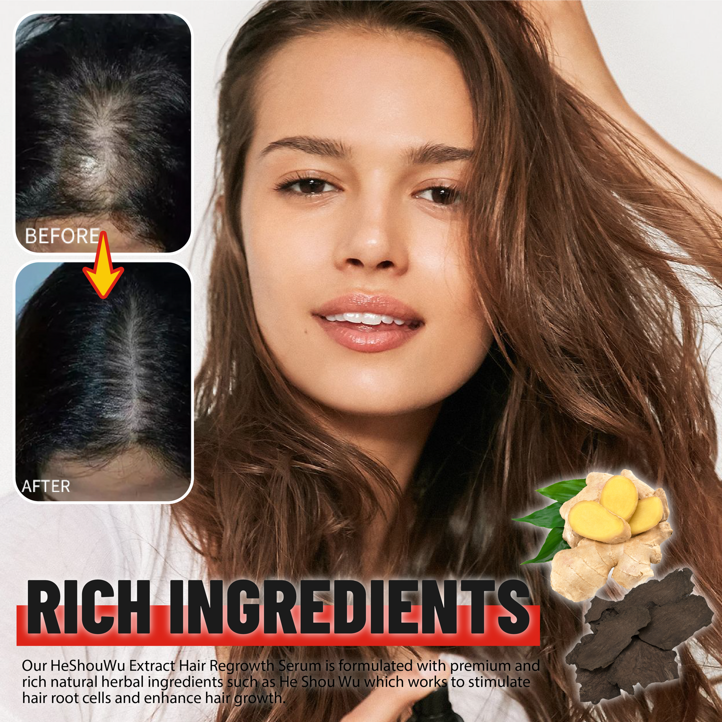 HeShouWu Extract Hair Regrowth Serum