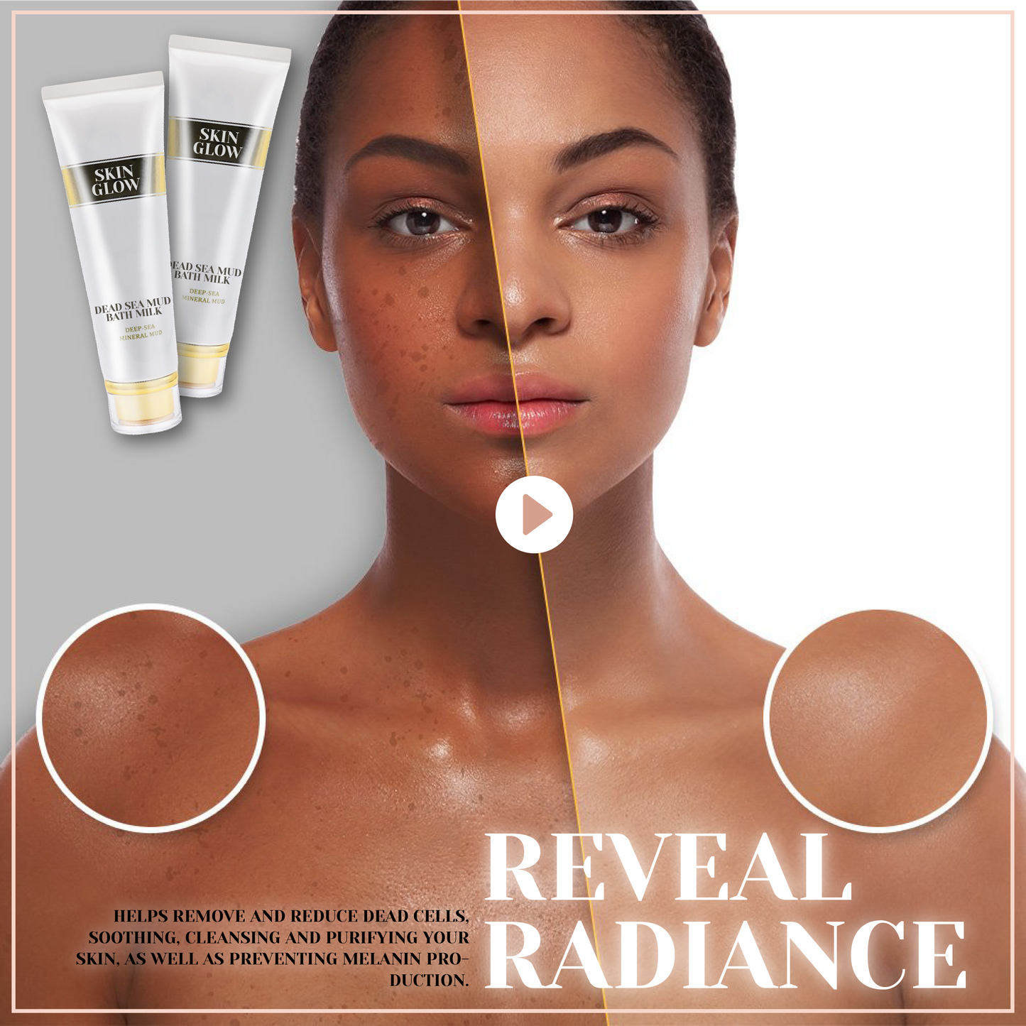 SkinGlow™ Dead Sea Mud Bath Milk