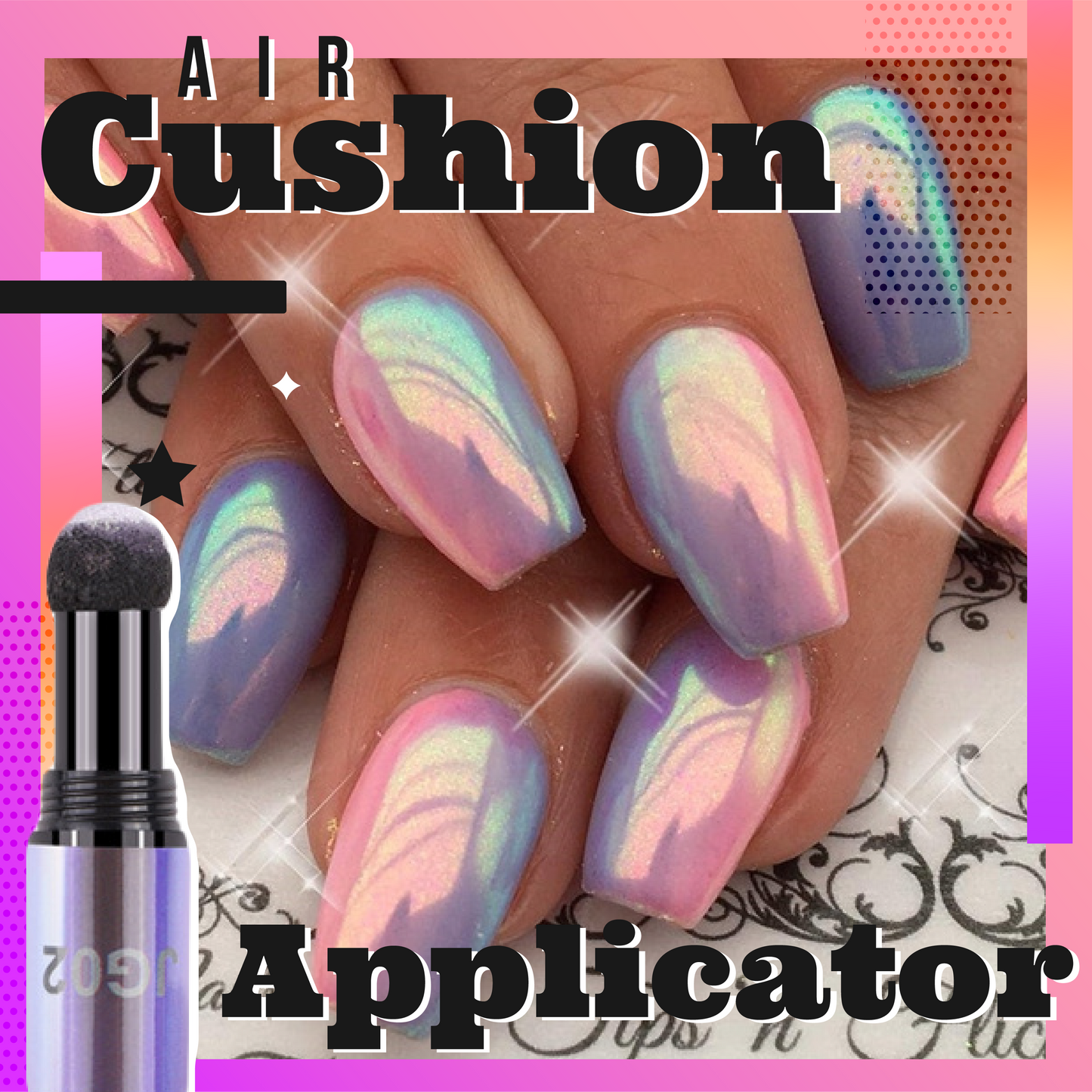Instant Aurora Nail Powder Pen