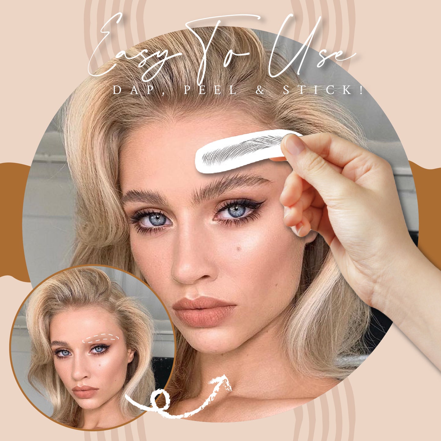 3D Stick-On Eyebrows