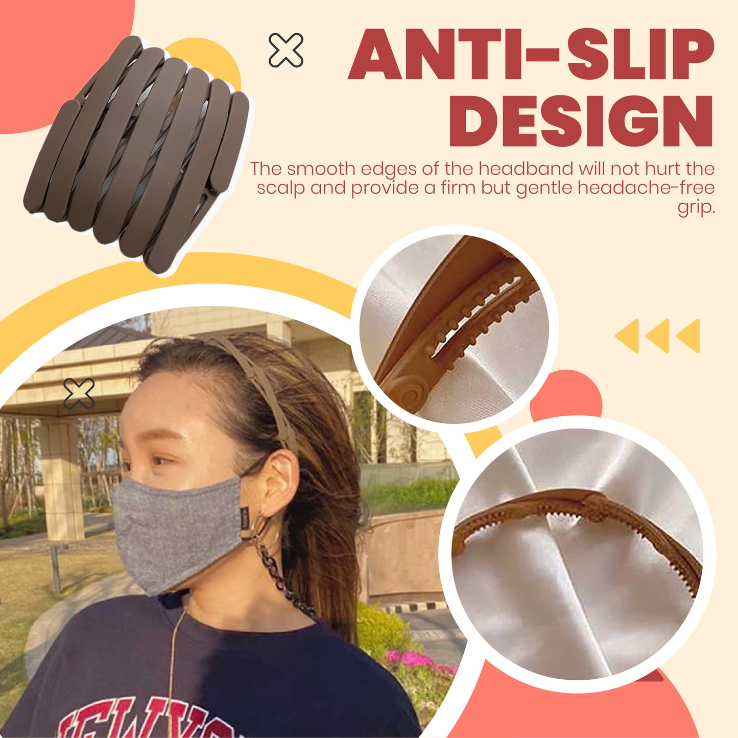 Retractable Pocket Hair Band