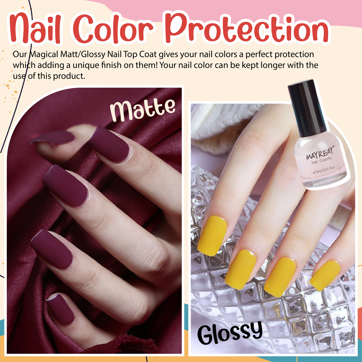 Magical Matte/Glossy Nail Top Coat