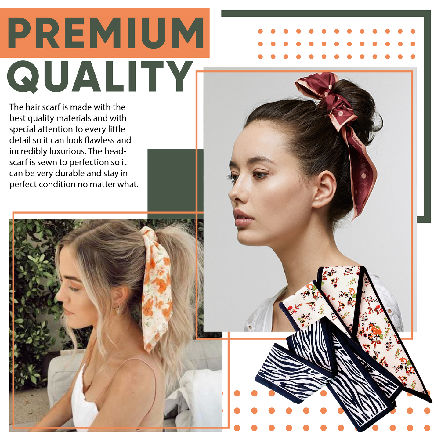 Ultra Soft Silky Hair Scarf