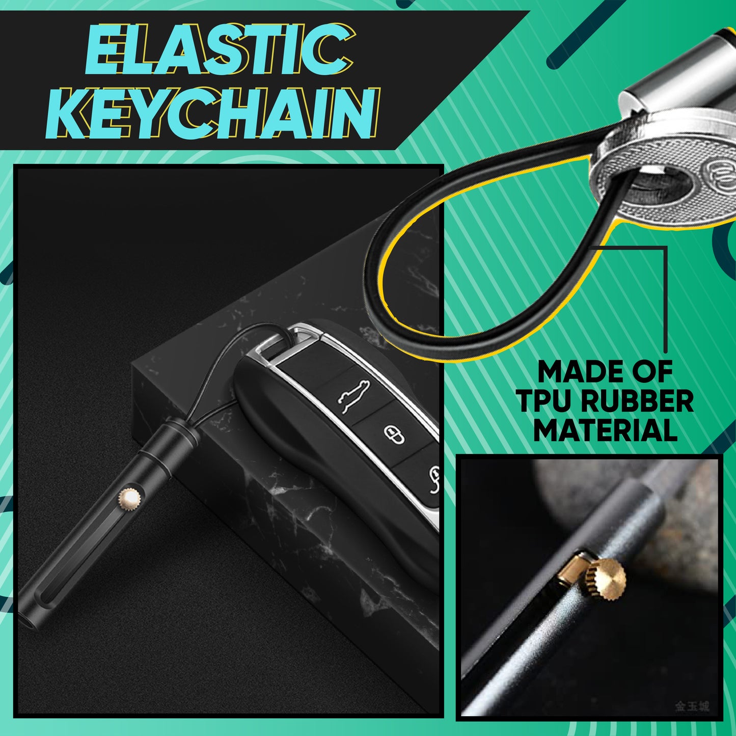 Retractable Folding Blade Keychain