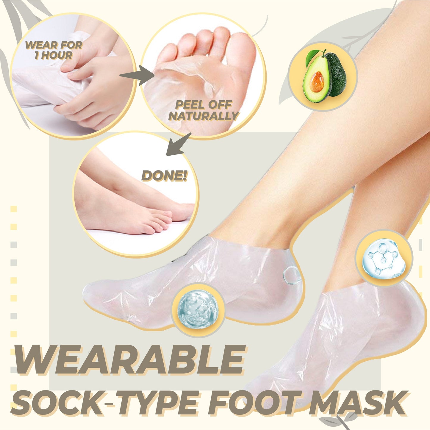 Moisturizing Foot Peeling Mask