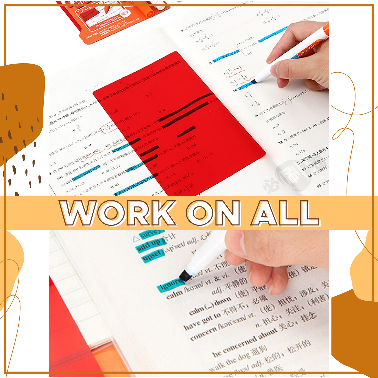 Erasable Learning Marker Set