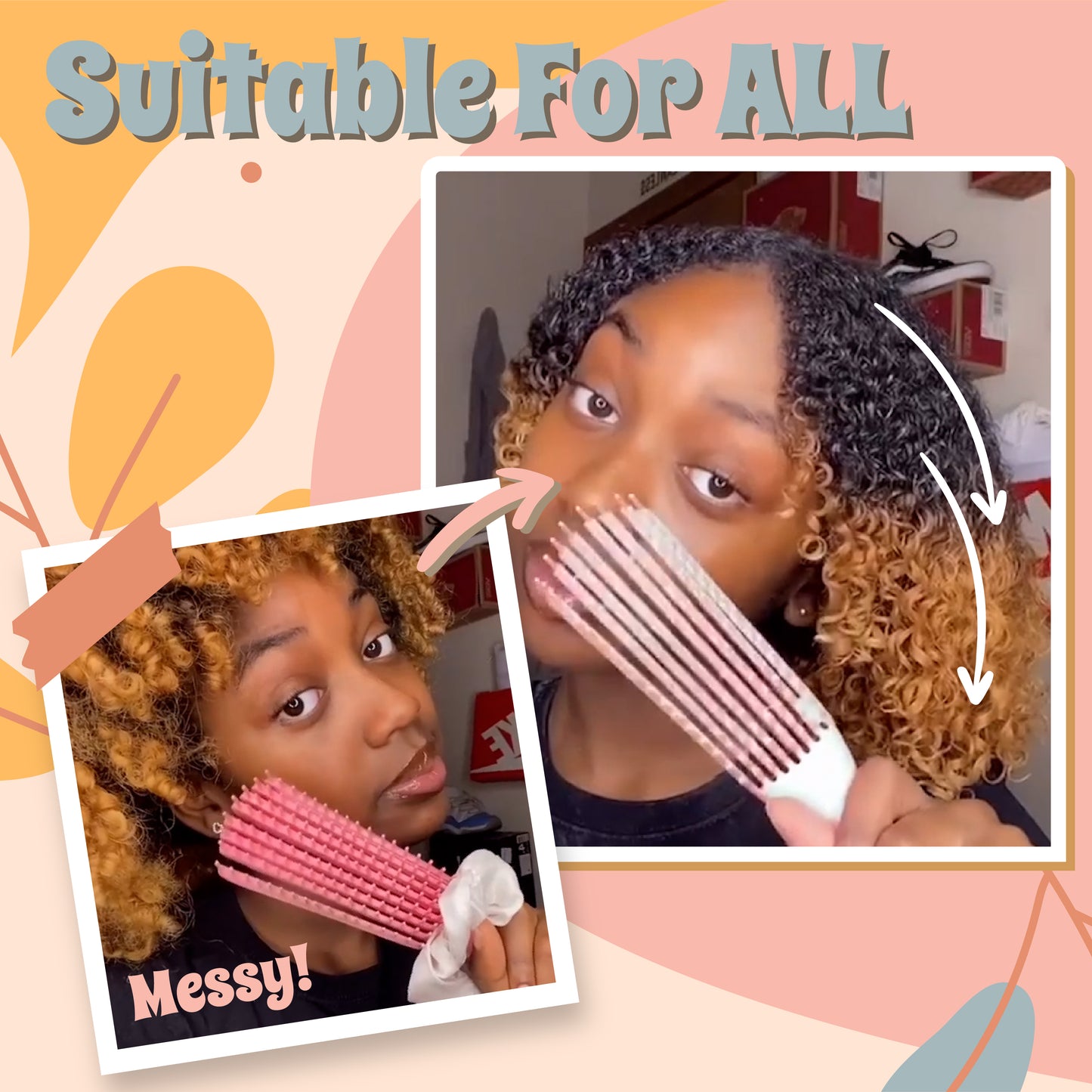 Curly Hair Detangling Brush