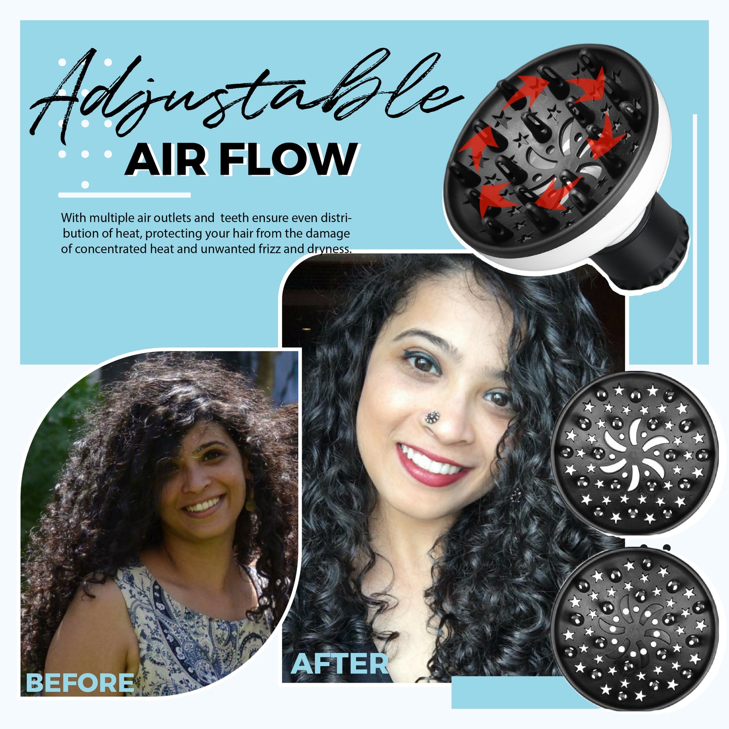Universal Curly Hair Diffuser