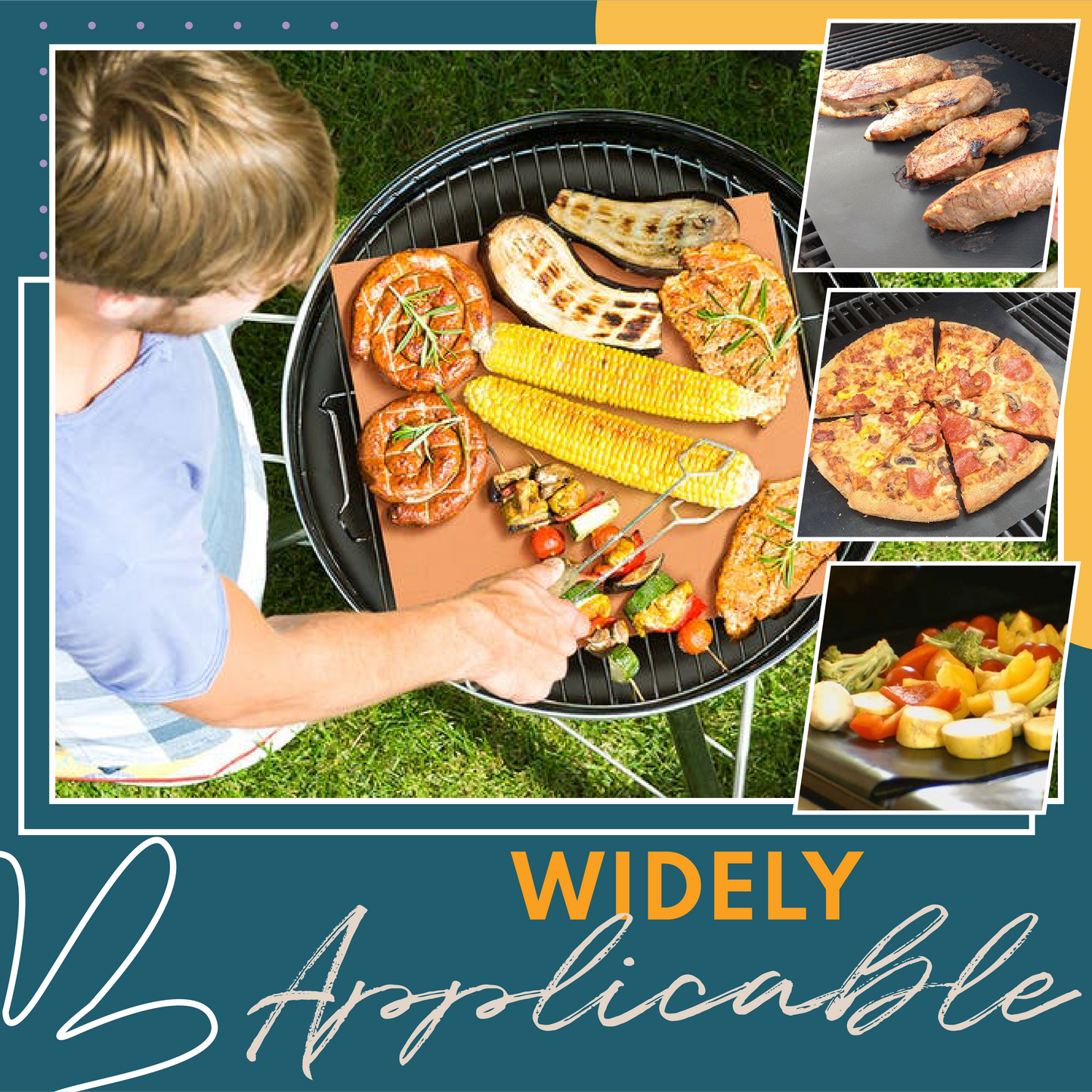 Non-Stick BBQ Grill Mats