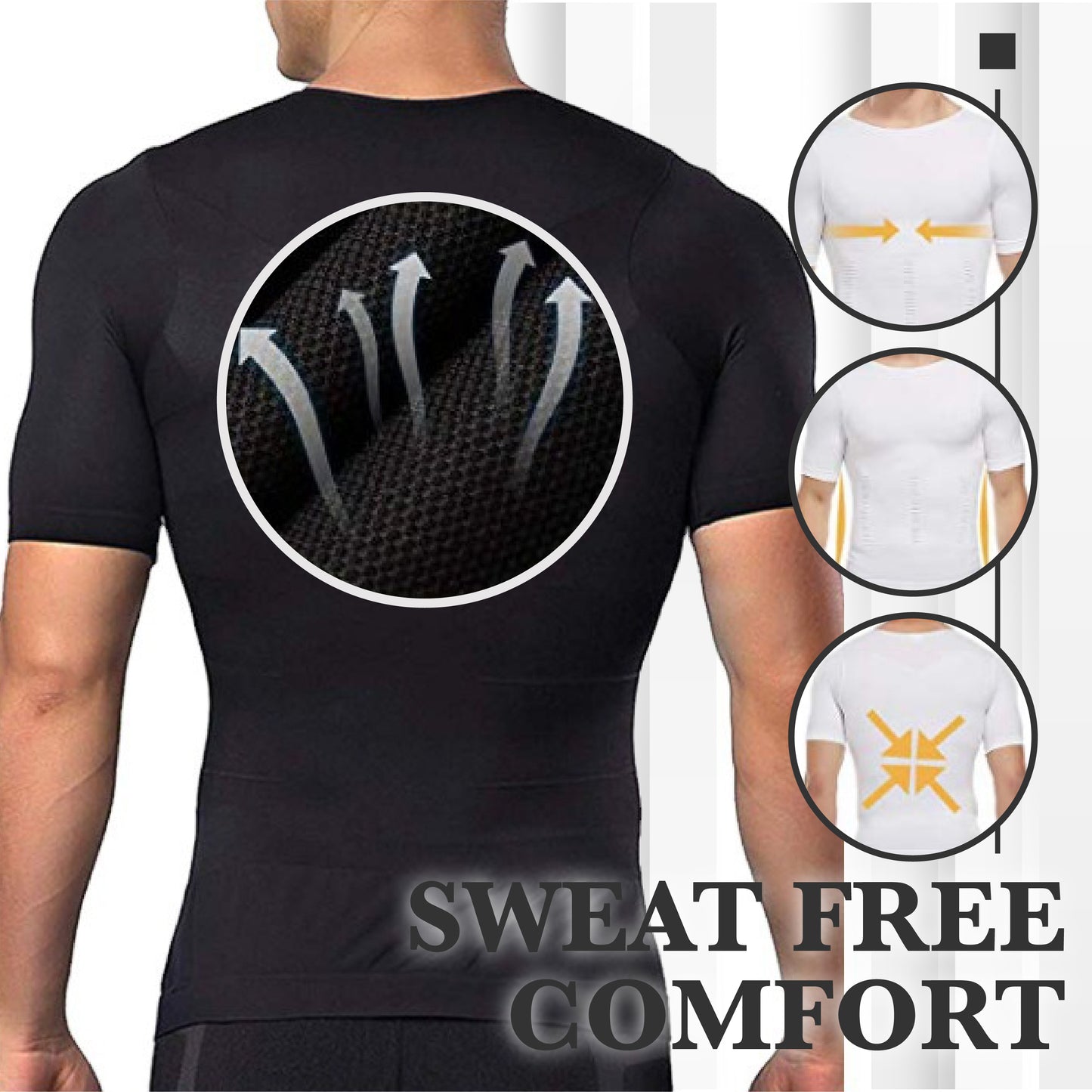 Men Body Sculpting Compression Shirt